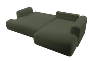 Labās puses stūra dīvāns Selsey Ovo L, zaļš cena un informācija | Stūra dīvāni | 220.lv