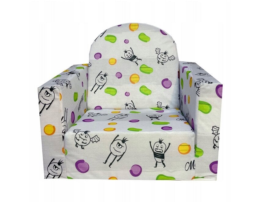 Bērnu krēsls Fortisline, pelēks cena un informācija | Sēžammaisi, klubkrēsli, pufi bērniem | 220.lv