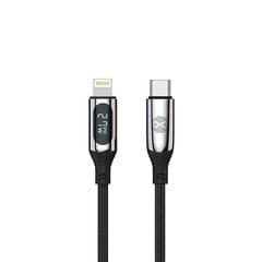 Forever LCD cable USB-C - Lightning 1,0 m 27W black цена и информация | Forever Бытовая техника и электроника | 220.lv