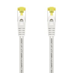 Жесткий сетевой кабель FTP кат. 7 Aisens AWG26 2 m Белый цена и информация | Кабели и провода | 220.lv