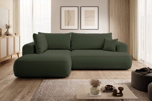 Kreisās puses stūra dīvāns Selsey Ovo L, zaļš cena un informācija | Stūra dīvāni | 220.lv