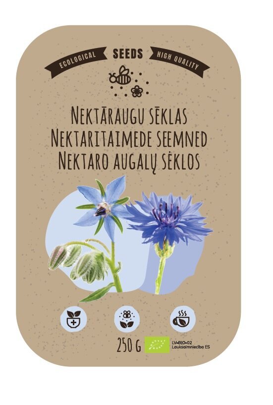 Nektāraugu sēklas Ecobreez, 250 g cena un informācija | Puķu sēklas | 220.lv