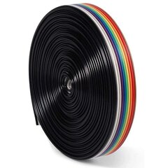 Behuazi® Flat Band Cable IDC Провод 10 -контакт 6 м для малиновых макетов Pi или вашего Arduino's (2,54 мм -штифт разъем))) цена и информация | Кабели и провода | 220.lv