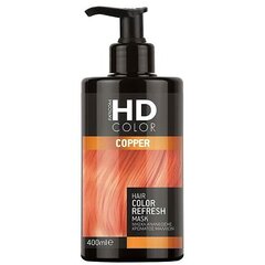 Krāsu uzlabošanas matu maska Farcom HDcolor Cooper, 400 ml цена и информация | Средства для укрепления волос | 220.lv