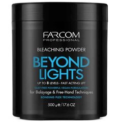 Matu balināšanas pulveris Farcom Beyond Lights, 500 g цена и информация | Краска для волос | 220.lv