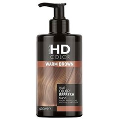 Krāsu uzlabošanas matu maska Farcom HD color Warm Brown, 400 ml цена и информация | Средства для укрепления волос | 220.lv