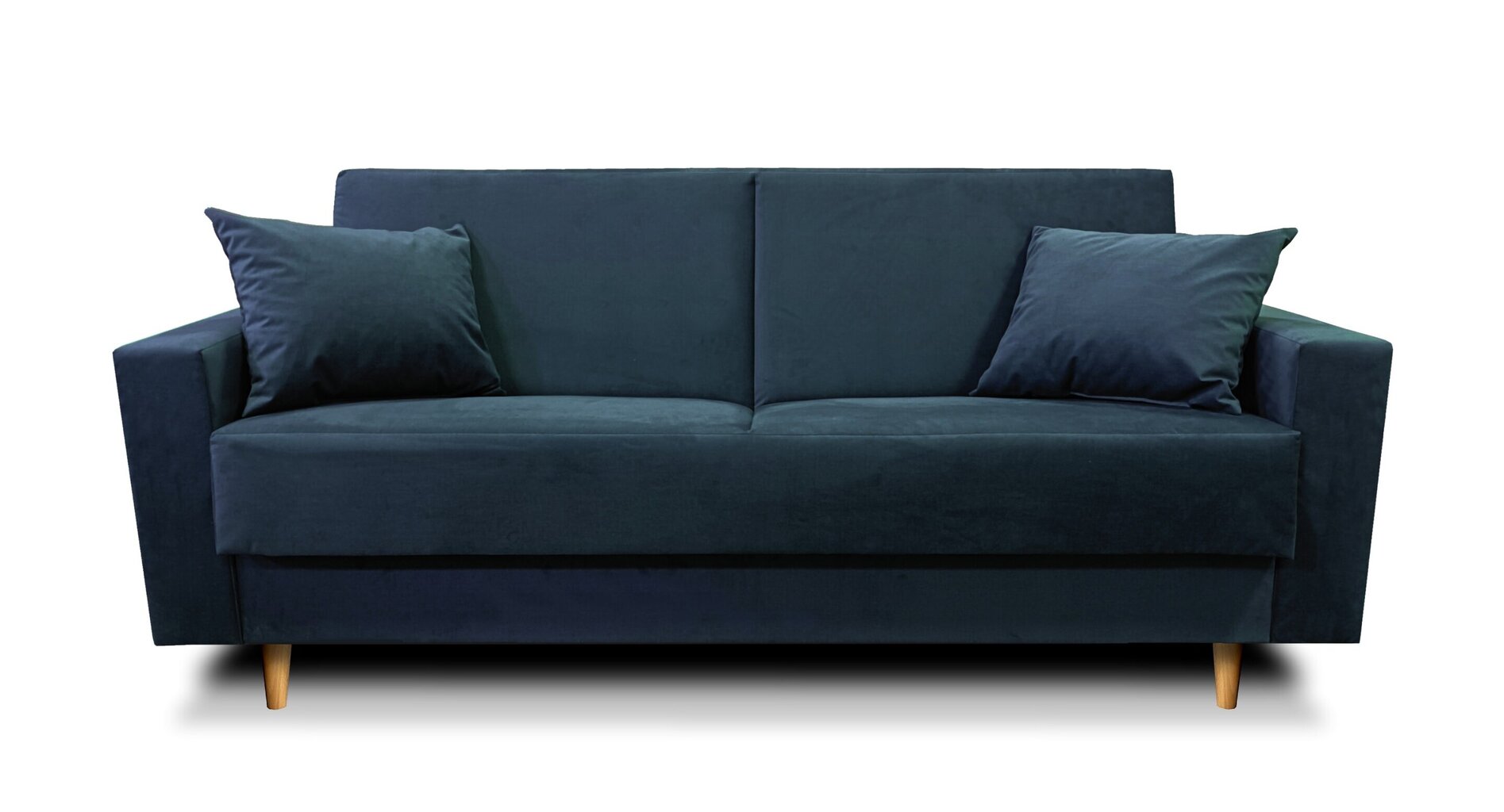 Dīvāns-gulta Marta Fancy 79, zils cena un informācija | Dīvāni | 220.lv
