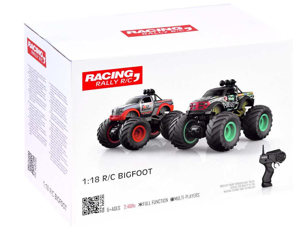 Tālvadības mašīna Monster Truck Big Foot, dažadu krāsu цена и информация | Rotaļlietas zēniem | 220.lv