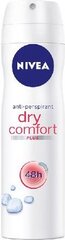 Pretsviedru aerosols Nivea Dry Comfort, 150 ml cena un informācija | Dezodoranti | 220.lv