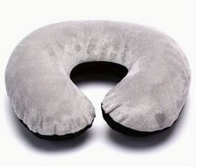 U-образная надувная подушка, серого и черного цвета цена и информация | Аксессуары для автокресел | 220.lv