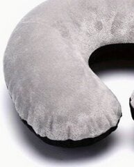 U-образная надувная подушка, серого и черного цвета цена и информация | Аксессуары для автокресел | 220.lv