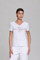T-krekls sievietēm Aeronautica Militare, balts цена и информация | Женские футболки | 220.lv