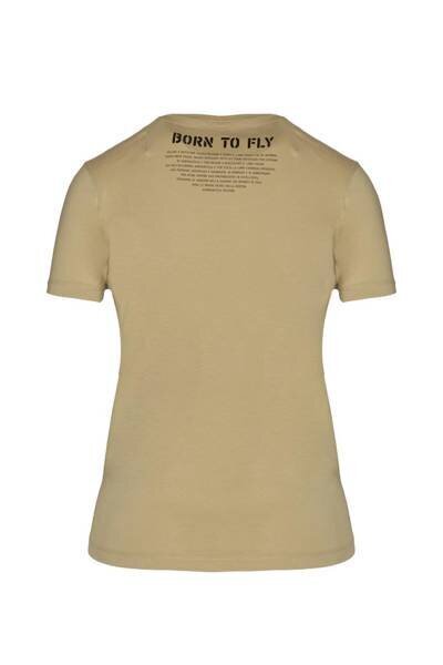 T-krekls sievietēm Aeronautica Militare, smilšu cena un informācija | T-krekli sievietēm | 220.lv