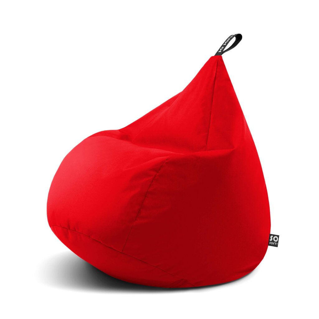Pupu maiss So Soft Trend, sarkans cena un informācija | Sēžammaisi, pufi | 220.lv