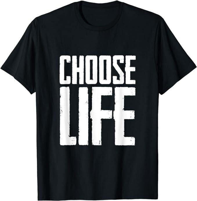 T-krekls Cann Choose Life, melns cena un informācija | Sieviešu bodiji, apakškrekli | 220.lv