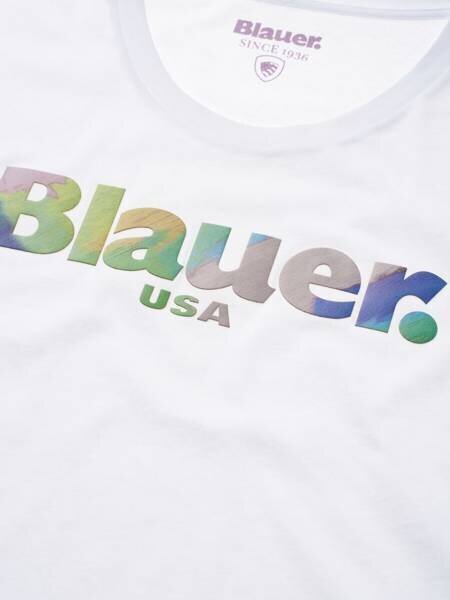 T-krekls sievietēm Blauer BLDH02243, balts cena un informācija | T-krekli sievietēm | 220.lv