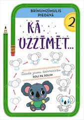 Brīnumzīmulis piedāvā 2. Kā uzzīmēt.. cena un informācija | Krāsojamās grāmatas | 220.lv