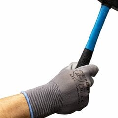 рабочие перчатки с полиуретановым покрытием, bituxx, размеры s-xxl, 60 пар цена и информация | Рабочие перчатки | 220.lv