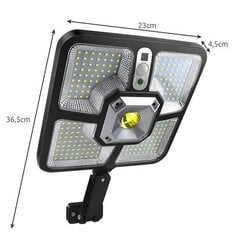 Saules LED lampa ar kustības sensoru Izoxis 22736 цена и информация | Уличное освещение | 220.lv