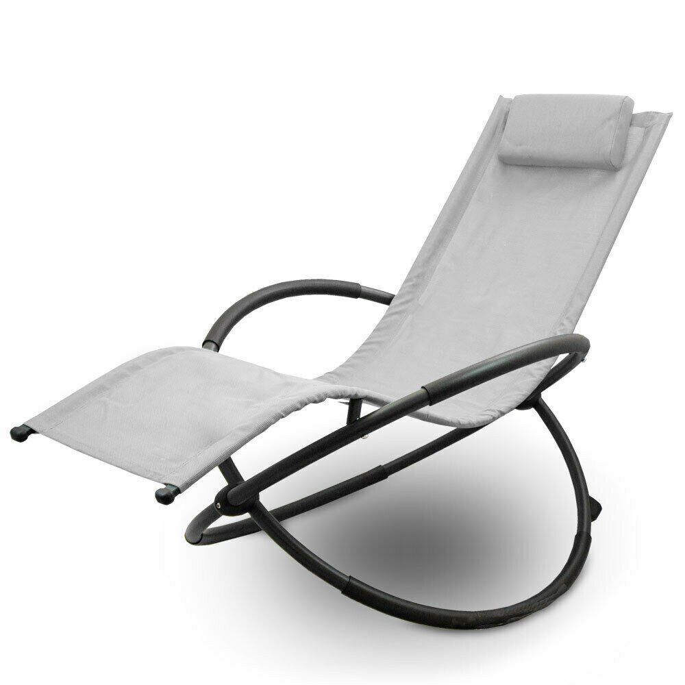 Dārza atpūtas krēslu komplekts, 2 gab., pelēks cena un informācija | Sauļošanās krēsli | 220.lv