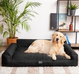 Лежак для домашних животных Doggy Glamour, разные размеры, черный цвет цена и информация | Лежаки, домики | 220.lv