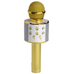 Беспроводной Bluetooth-динамик, караоке-микрофон Denver KMS-20GMK2 Gold цена и информация | Микрофоны | 220.lv