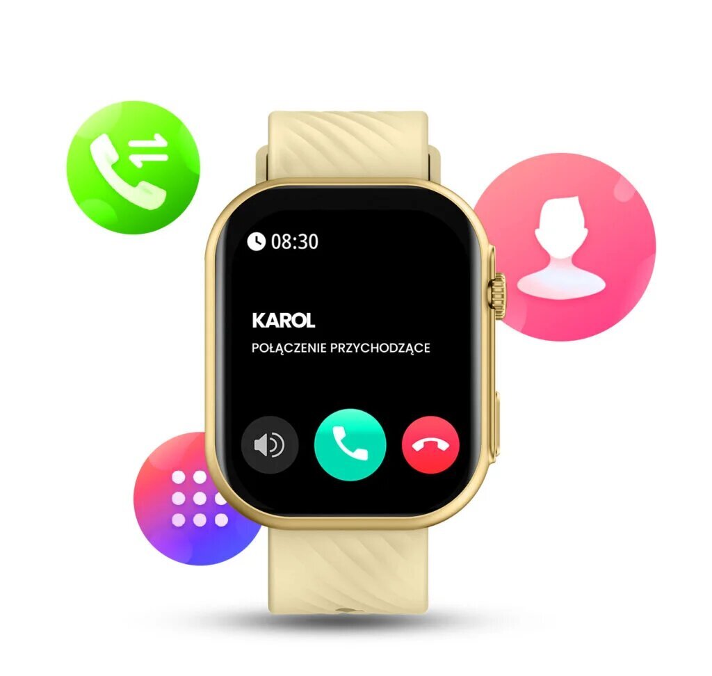 Manta Revo SWU401GD Gold cena un informācija | Viedpulksteņi (smartwatch) | 220.lv