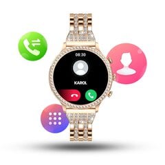 Смарт часы Manta Diamond Lusso SWD01GD Gold цена и информация | Смарт-часы (smartwatch) | 220.lv