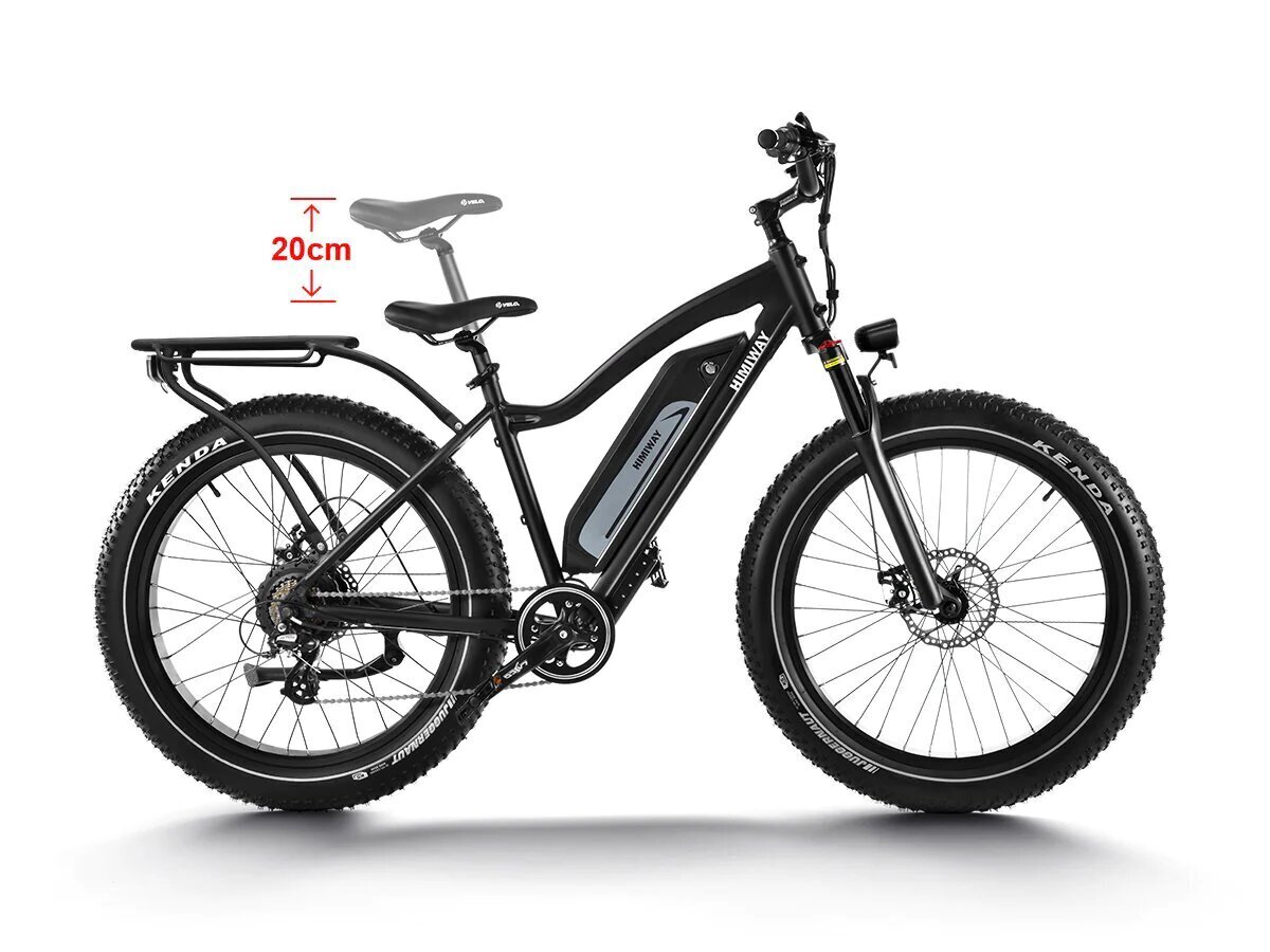 Elektriskais velosipēds Himiway Cruiser 26", melns цена и информация | Elektrovelosipēdi | 220.lv