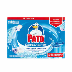 Toilet air freshener Pato Discos Activos Aizstāšana Jūras 2 gb. Dezinfektants cena un informācija | Tīrīšanas līdzekļi | 220.lv