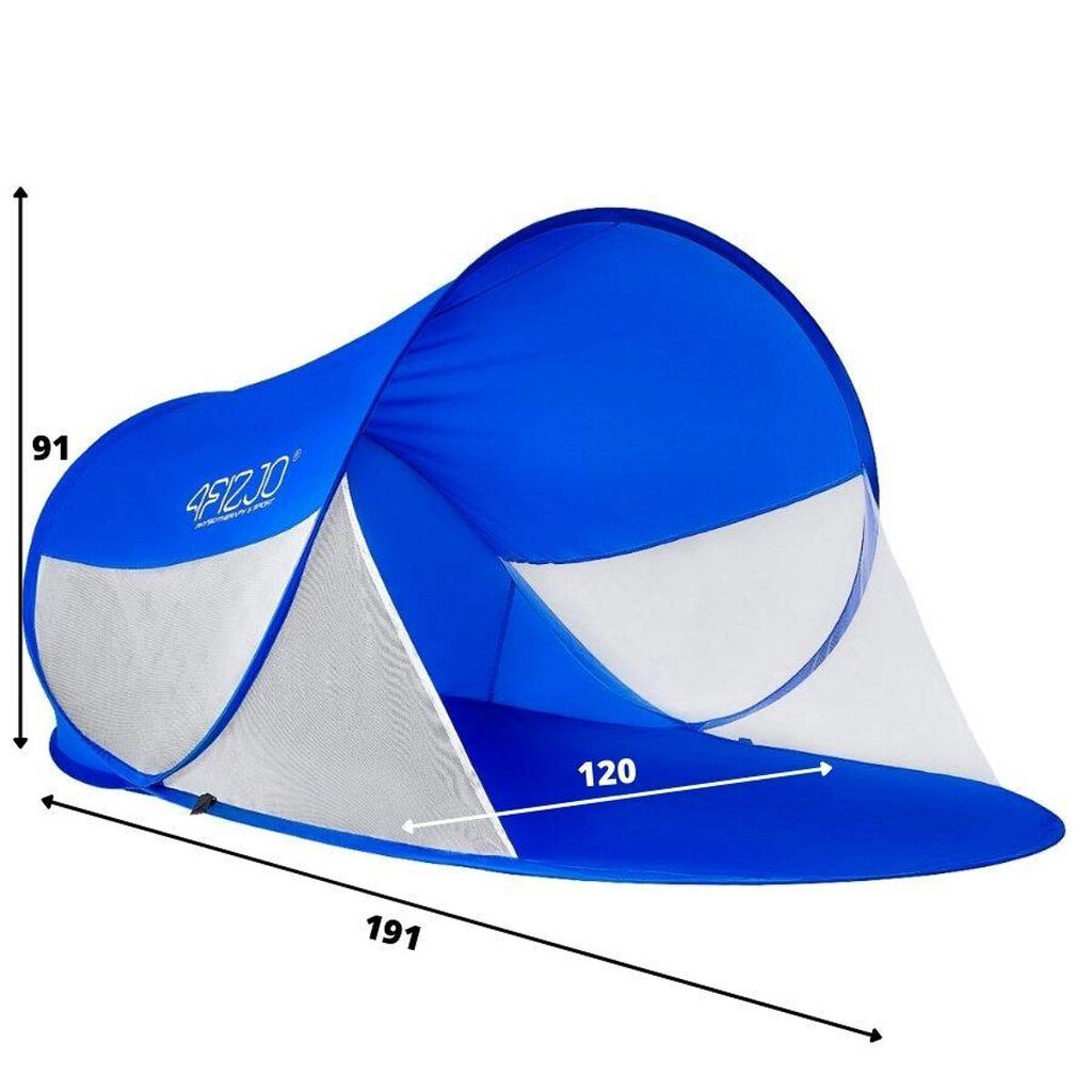 Pludmales telts 4Fizjo, zila cena un informācija | Teltis | 220.lv