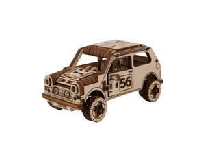 Koka 3D konstruktors Wooden City Rally Car Mini Cooper, 98 gab. цена и информация | Kонструкторы | 220.lv