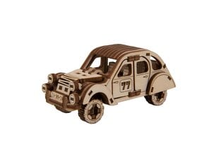 Koka 3D konstruktors Wooden city Rally Car 2 Citroen 2CV, 104 gab. цена и информация | Конструкторы и кубики | 220.lv