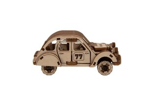 Koka 3D konstruktors Wooden city Rally Car 2 Citroen 2CV, 104 gab. цена и информация | Kонструкторы | 220.lv