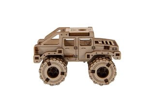 Koka 3D konstruktors Wooden City Monster Truck 2 Hummer H1, 65 gab. цена и информация | Конструкторы и кубики | 220.lv