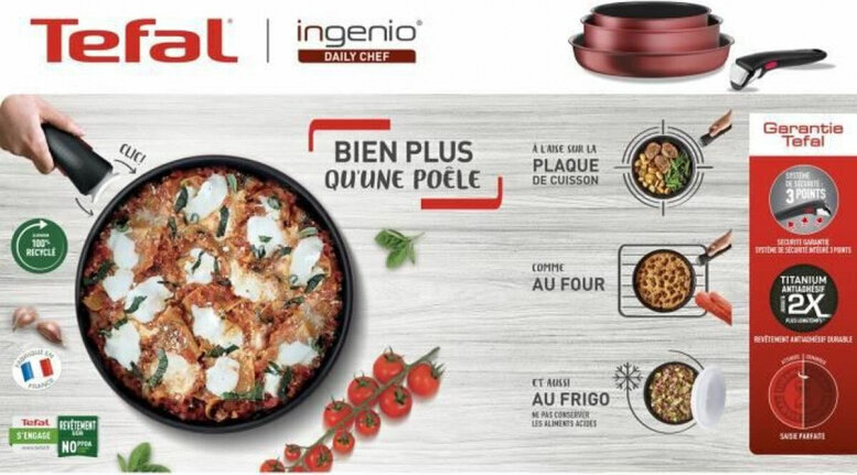 Tefal Katlu komplekts Tefal 10 gab cena un informācija | Pannas | 220.lv