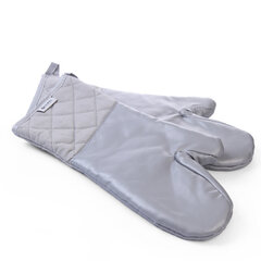 Термозащитные кухонные перчатки из стекловолокна - 2 шт., HENDI, (L)430мм цена и информация | Кухонные полотенца, рукавицы, фартуки | 220.lv