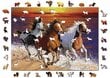 Koka puzle Wooden City Savvaļas zirgi pludmalē, 1010 d. cena un informācija | Puzles, 3D puzles | 220.lv