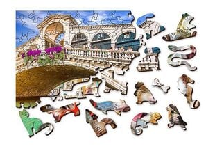 Деревянный пазл-головоломка с уникальными элементами для детей и взрослых "Kittens in Venice" Wooden Puzzle 200 pcs / Wooden.city цена и информация | Пазлы | 220.lv