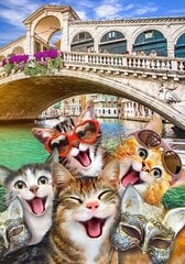 Koka puzle Wooden City kaķi Venēcijā M, 200 d. cena un informācija | Puzles, 3D puzles | 220.lv