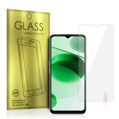 Glass Gold Realme C35 cena un informācija | Ekrāna aizsargstikli | 220.lv