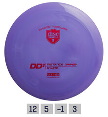 Disku golfa disks Discmania Distance Driver S-Line DD3, violets цена и информация | Диск-гольф | 220.lv