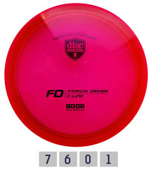 Disku golfa disks Discmania Fairway Driver C-Line FD, rozā cena un informācija | Disku golfs | 220.lv