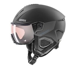 Slēpošanas ķivere Uvex Instinct Visor Pro V, melna цена и информация | Лыжные шлемы | 220.lv