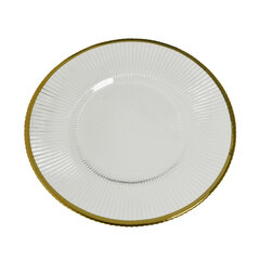 Тарелка FORTE D20,5см, стекло цена и информация | Посуда, тарелки, обеденные сервизы | 220.lv