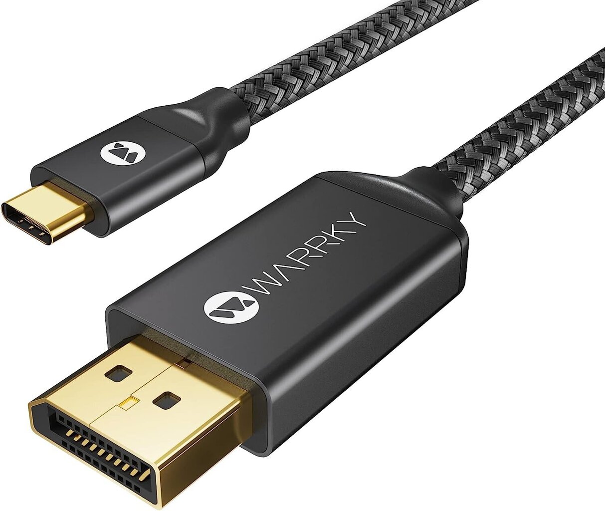 USB-C/DisplayPort, 1.8 m cena un informācija | Kabeļi un vadi | 220.lv