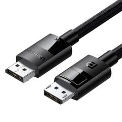 Кабель Ugreen DP114 DisplayPort 1.4 to DisplayPort 1.4 1.0m черный цена и информация | Кабели и провода | 220.lv