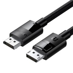 Кабель Ugreen DP114 DisplayPort 1.4 to DisplayPort 1.4 1.5m черный цена и информация | Кабели и провода | 220.lv