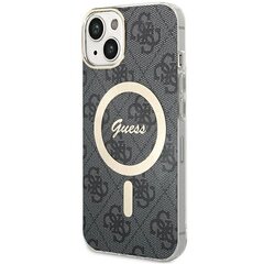 Guess GUHMP15MH4STK iPhone 15 Plus | 14 Plus 6.7" czarny|black hardcase 4G MagSafe цена и информация | Чехлы для телефонов | 220.lv