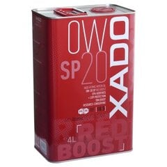 Xado Atomic Oil 0W-20 SP Red Boost, motoreļļa, 4L cena un informācija | Motoreļļas | 220.lv